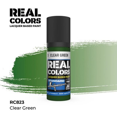 AK Interactive REAL COLORS Clear Green 17 ml.
