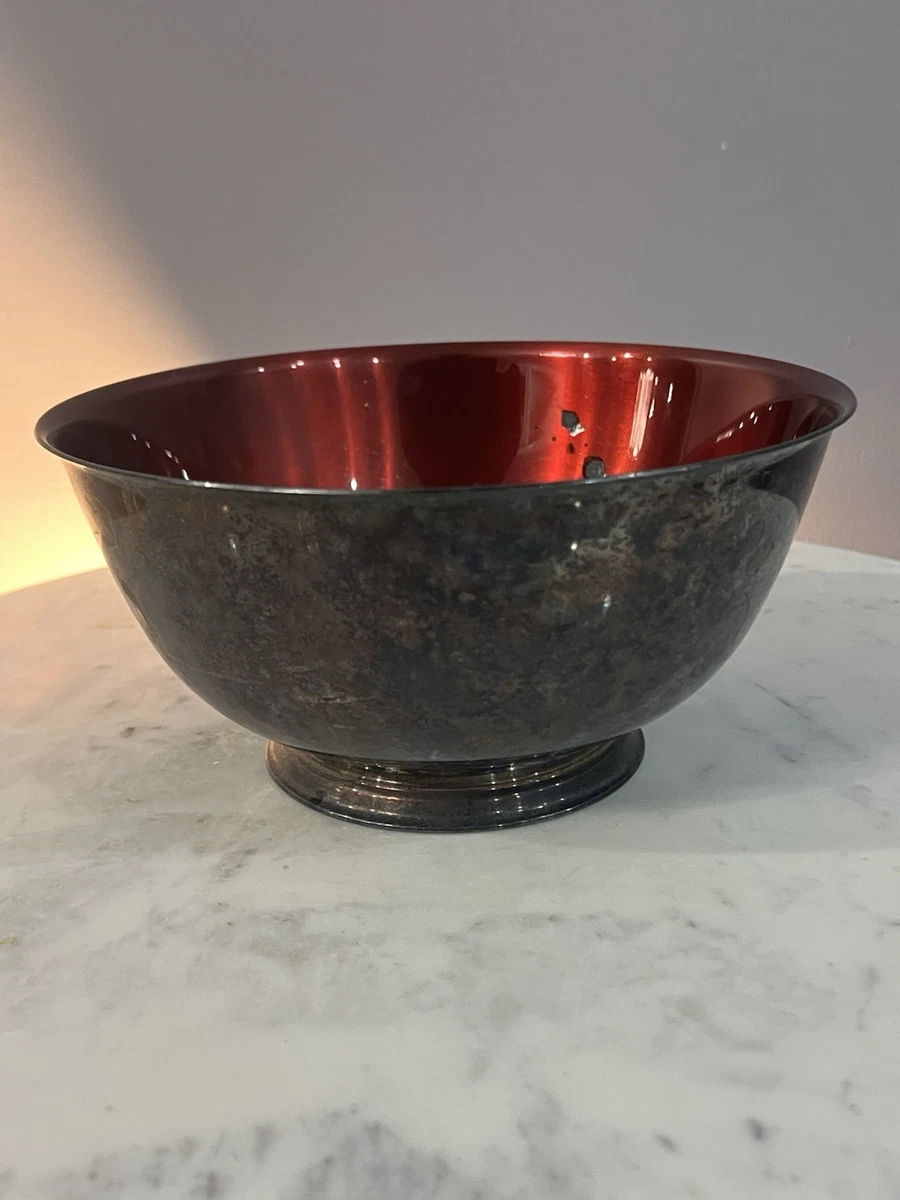 红色珐琅餐具碗| eBay