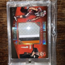2014 Panini Playbook Mike Evan’s Draft Edition Rookie Patch 1/1 One Of One  RARE
