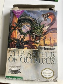 The Battle Of Olympus NES W/ Box And Manual