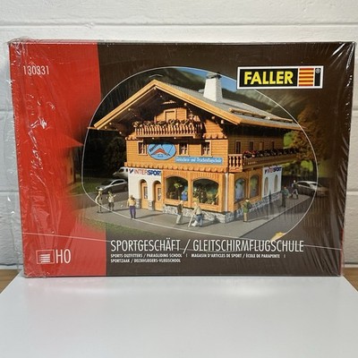Faller H0 130331 Sports Outfitters Paraglider School Unbuilt Open Box Miniature