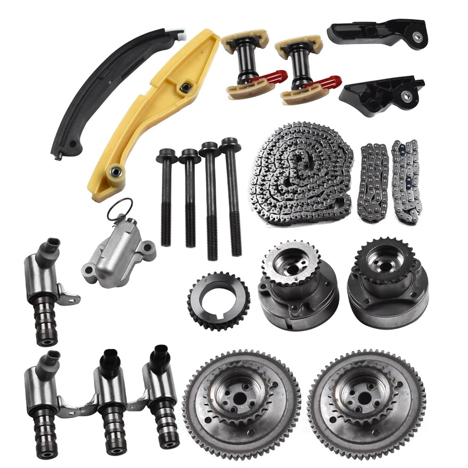 Timing Chain Kit Cam Phaser VVT Gears for 2015-16 Ford F-150/2013-19 Taurus 3.5L - Image 2 of 4