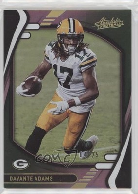2021 Panini Absolute Spectrum Green 4/25 Davante Adams #59 9o3