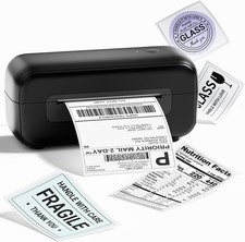 Phomemo USB Thermal Label Printer,Shipping Label Printer 4x6, Black  Only US...