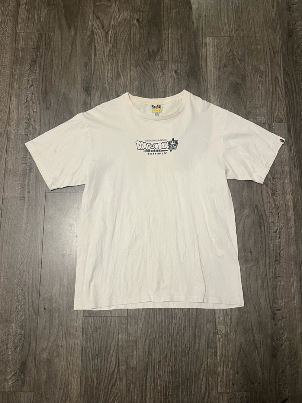 Baby Milo x Dragon Ball White Graphic Kids T-Shirt image 2
