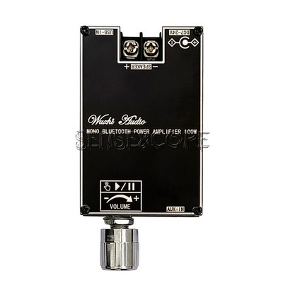 ZK-1001B Mono 100W Bluetooth Audio Power Amplifier Module TWS DC7-24V TPA3116