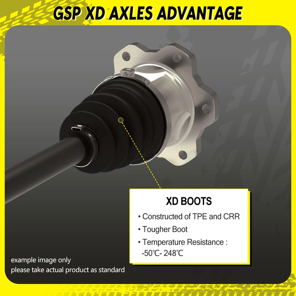 Par de ejes delanteros Xtreme Duty CV para Chevy Silverado Sierra 1500 Tahoe Yukon Foto 3 de 4