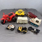 Vintage Toy Vehicle Lot Of 8 (Tonka,  Tomy And More)