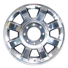 Metallic Polished 8 Spoke 20 X 8 Refurbished Wheel