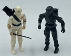 Vintage Hasbro GI Joe Storm Shadow Snake Eyes 1985 Action Figure Lot COOL