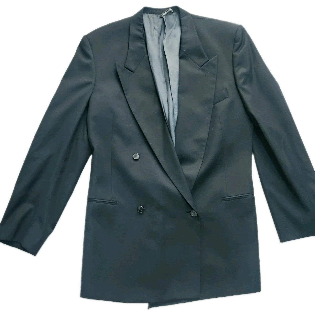 Giorgio Armani Black Double-Breasted Suits & Blazers for Men for