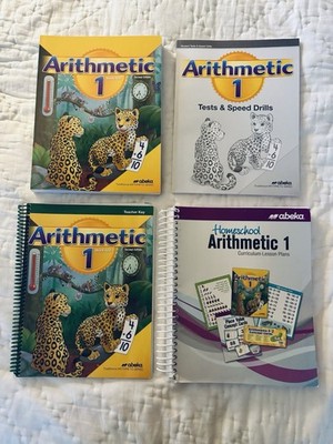 Abeka 1st grade Arithmetic Set Lot Math