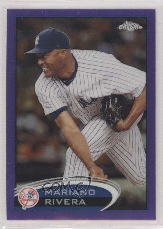 2012 Topps Chrome Retail Purple Refractor Mariano Rivera #150 HOF 0o5