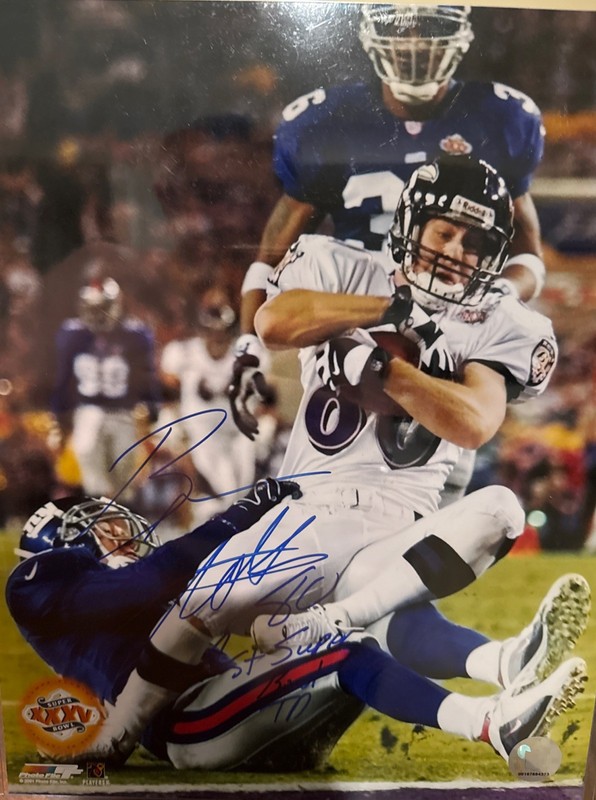 Brandon Stokley Autographed 11x14 Super Bowl XXXV “First SB TD”