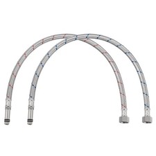 2pcs 20" Faucet Supply Line Connectors G3/8 Female x M10 Male
