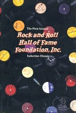 ELVIS PRESLEY 1986 Rock and Roll HALL OF FAME INDUCTION PROGRAM INAUGURAL ISSUE