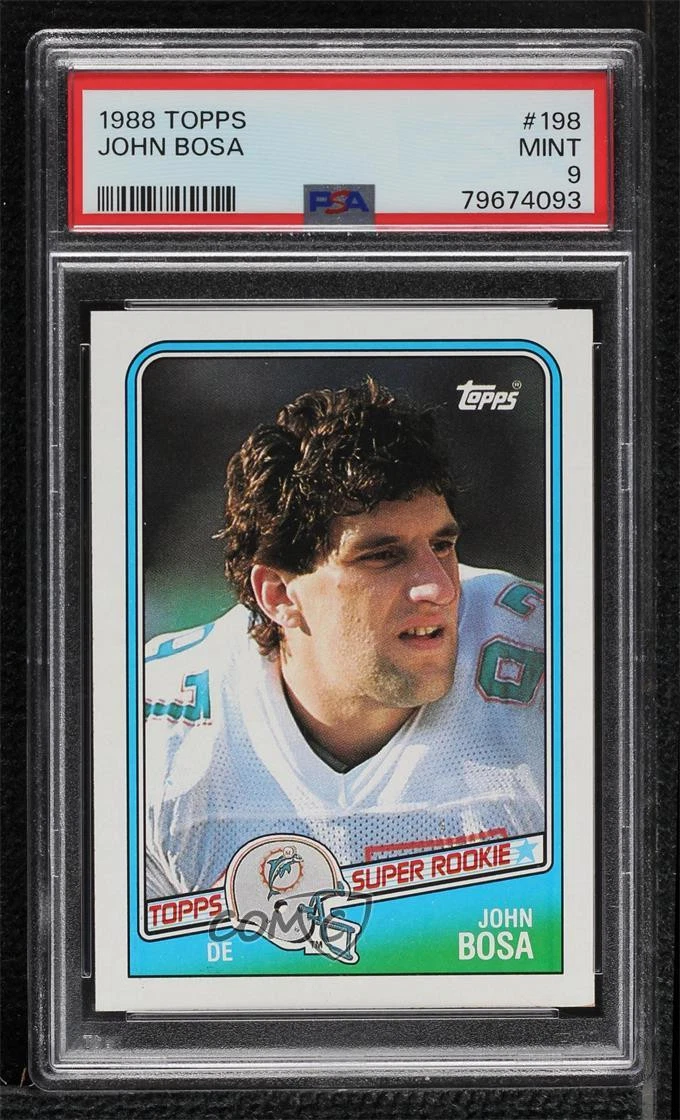 John Bosa trading card