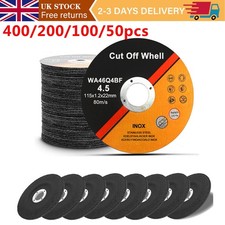 Image of 400-50x 115mm Thin 1.2mm Metal Cutting Blade Disc For Steel & Stainless Angle UK