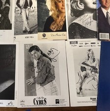 Lot Of 14 Signed Autographed VTG Musician Personalized 8x10 Photos BILLY RAY ETC