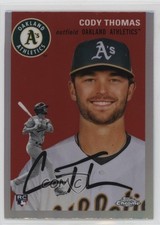 2023 Topps Chrome Platinum Anniversary Refractor Cody Thomas #104 0i4k