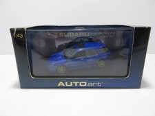1/43 Autoart Subaru Impreza WRX STI Wagon Minicar Blue