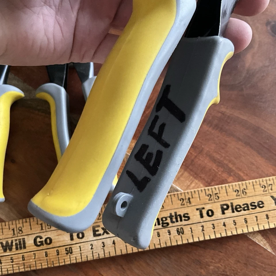 3 pairs of WORKFORCE Aviation Snips Left & Right & Straight Sheet Metal Scissors - Image 2 of 4