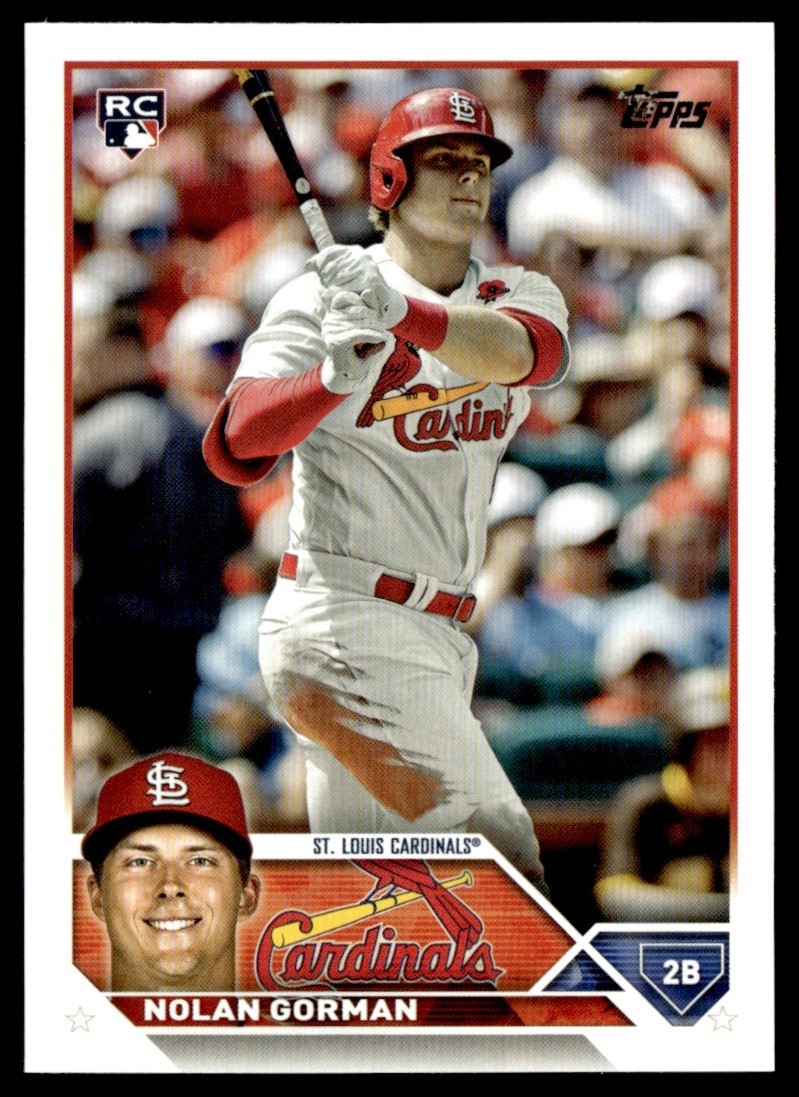 2023 Topps Nolan Gorman Rookie St. Louis Cardinals #16