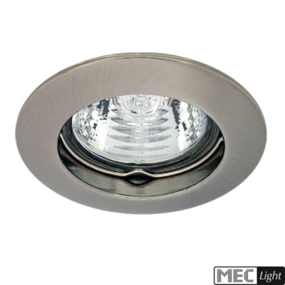 Einbaurahmen MR16/GU10  -rund / starr- Kanlux ''VIDI'' 65mm DA - matt gebürstet