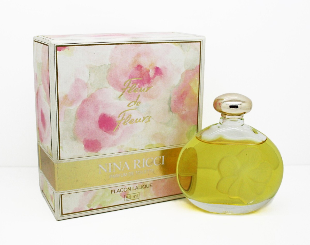 Parfum Nina Ricci Fleur - Eau De Toilette Pour Femme - Flacon De 50 Ml, Neuf, Boisé Ambré - Origine Italie