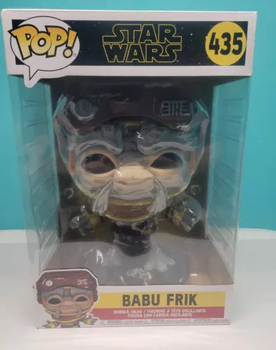 Funko Pop! Star Wars 10" Babu Frik Bobble-Head Vinyl Figure #435