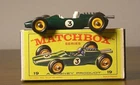Matchbox Lesney No. 19 Lotus Racing Car w Box