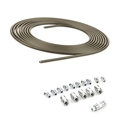 5m Stahlleitung Bremsleitung Bremsrohr Set Mit 5 Verbinder 4