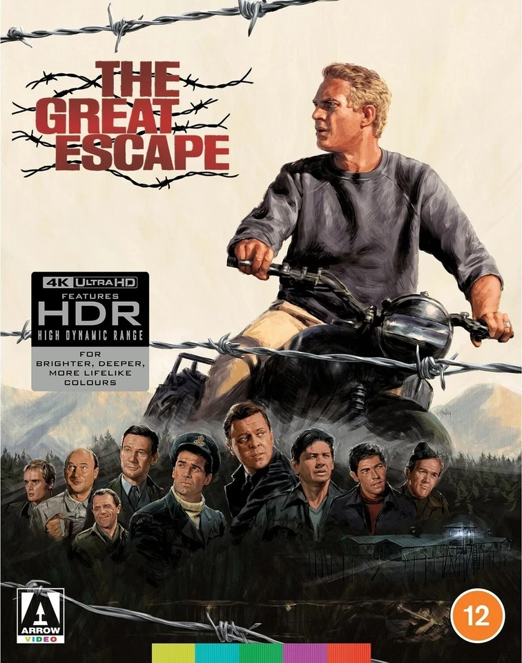 The Great Escape I & II 4K Limited Edition UHD Blu-ray UK [1963-1988] Arrow Slip - Imagem 2 de 4