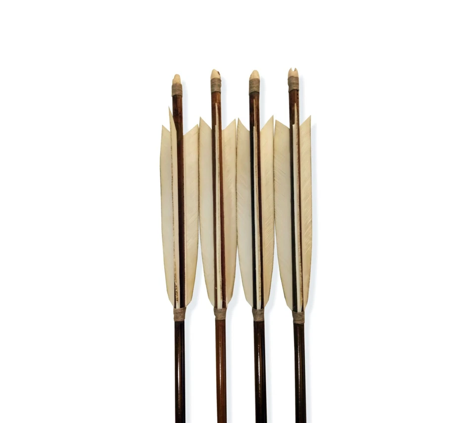 Long Kyudo Arrows, Traditional Japanese Yumi Bamboo Arrows 39 inch  100 cm - Image 3 of 4