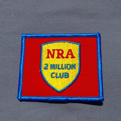 NRA 2 Two Million Club 2.5'' x 3 1/4'' Patch