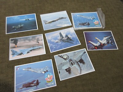 1993 ~:~ Top Pilot ~:~ 7 Card Set ~:~ Tomcat ~:~ US Air Force ~ Navy ~ Marines
