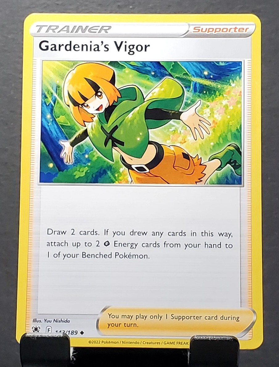 2022 Pokemon 143/189 GARDENIA'S VIGOR Trainer Astral Radiance pack