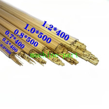CNC Wire EDM Drilling Electrodes Single Hole Brass Tube Part 0.3.0-3.0*500mm