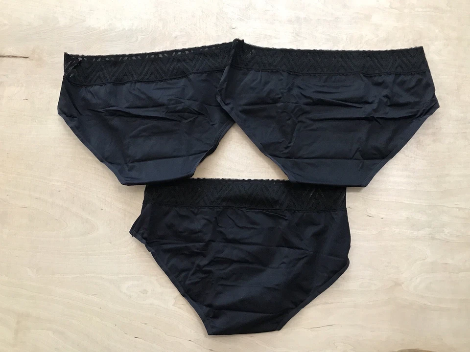 Трусики Thinx Hiphugger период герметичные размер L черные упаковка 3 шт. новые с ценниками - Изображение 4 из 4