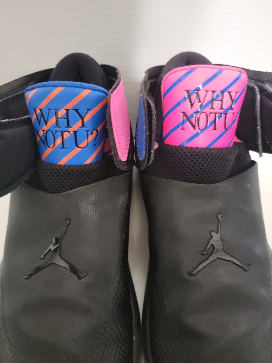 Air Jordan Why Not Zer0.1 Black Pink Blast Blue Shoes Mens  display picture 2