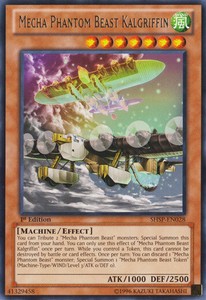 Mecha Phantom Beast Kalgriffin - SHSP-EN028 - Rare - 1st Edition x3 - Lightly Pl