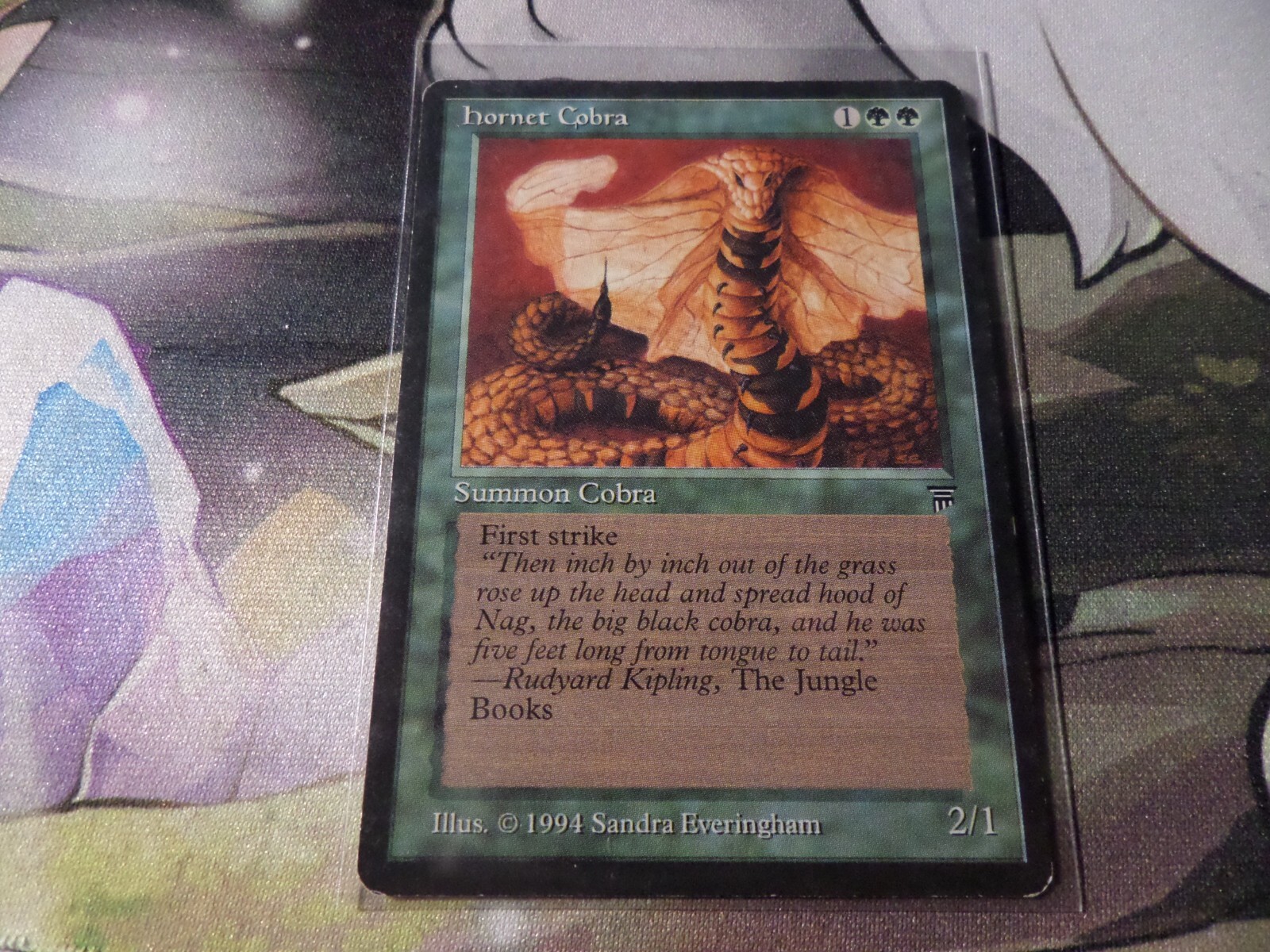 MTG MAGIC THE GATHERING - LEGENDS - HORNET COBRA - LP!! 1994 Vintage