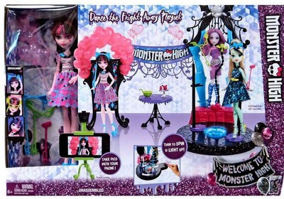 monster high dance the fright away playset