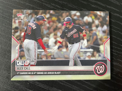 2022 Topps Now 744 Alex Call