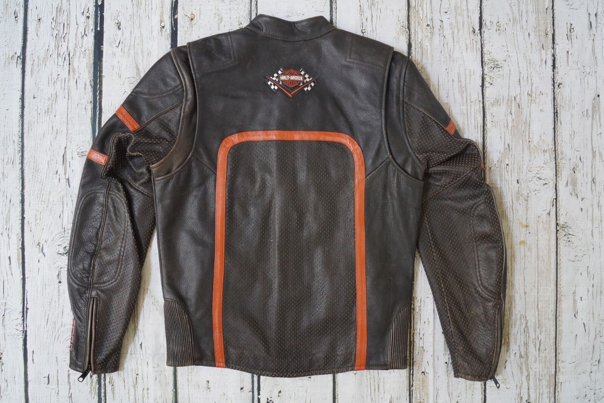 Harley Davidson Men's Half Mile Perforated Leather Riding Harley Davidson Men's Half Mile Perforated Leather Riding