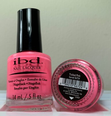 IBD Nail Polish 14ml / 0.5 fl.oz - Tickled Pink - Long Lasting Lacquer