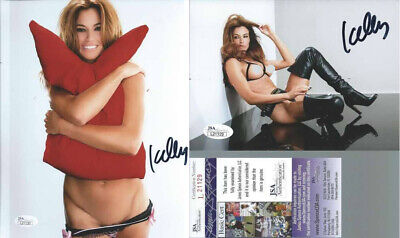 Lot of 2) Kelly Bensimon Playboy Autographed Signed photo The Real Housewiv...
