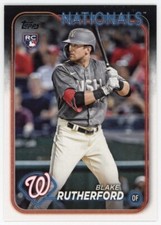 2024 Topps #637 Blake Rutherford Washington Nationals Baseball Card