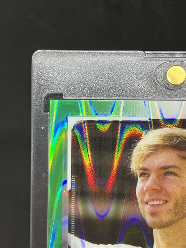 2021 Topps Chrome Formula 1 Pierre Gasly Green Raywave Refractor /99 F1 SSP - Bild 3 von 10