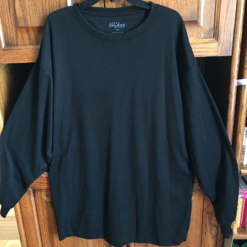 Galaxy by Harvic Longsleeve Waffle Shirt V-neck Crew 3X 4X 5X Multi-colors - Picture 51 of 60